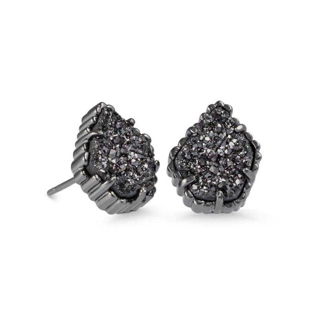 Kendra Scott Gunmetal stud earrings in Black
